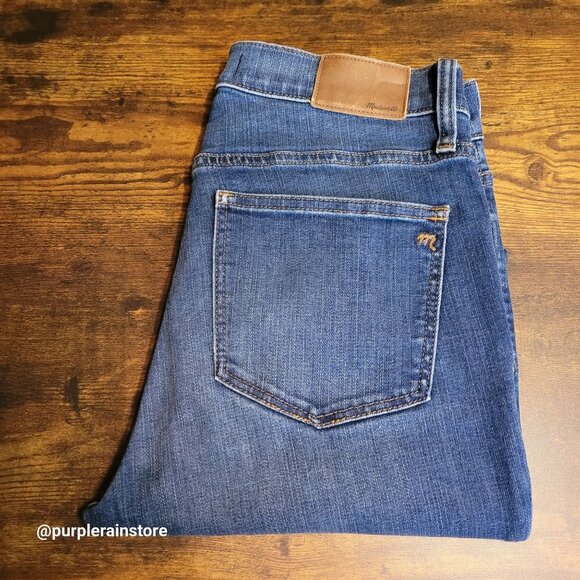 Madewell Jeans Size 28 Skinny 9" High Rise Tummy Control Creston Wash J4624 - Picture 3 of 12
